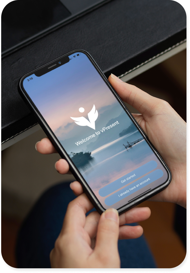 vPresent mockup